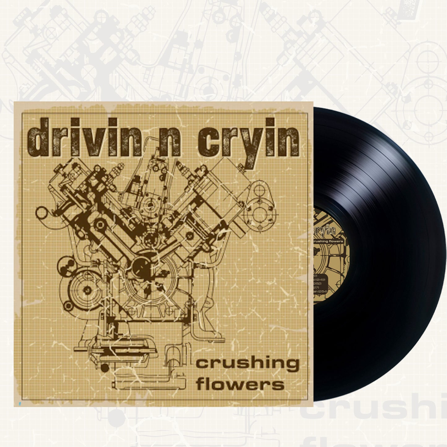 drivin n cryin Crushing Flowers Black LP