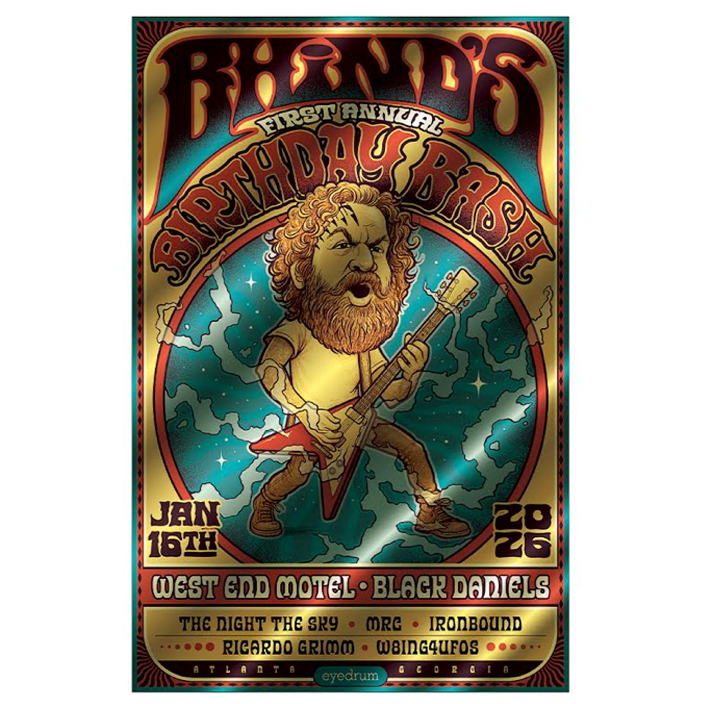 BHinds Birthday Bash Show Poster