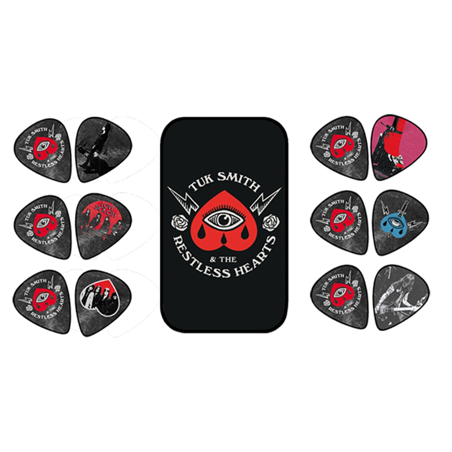 Tuk Smith & The Restless Hearts Pick Tin Set