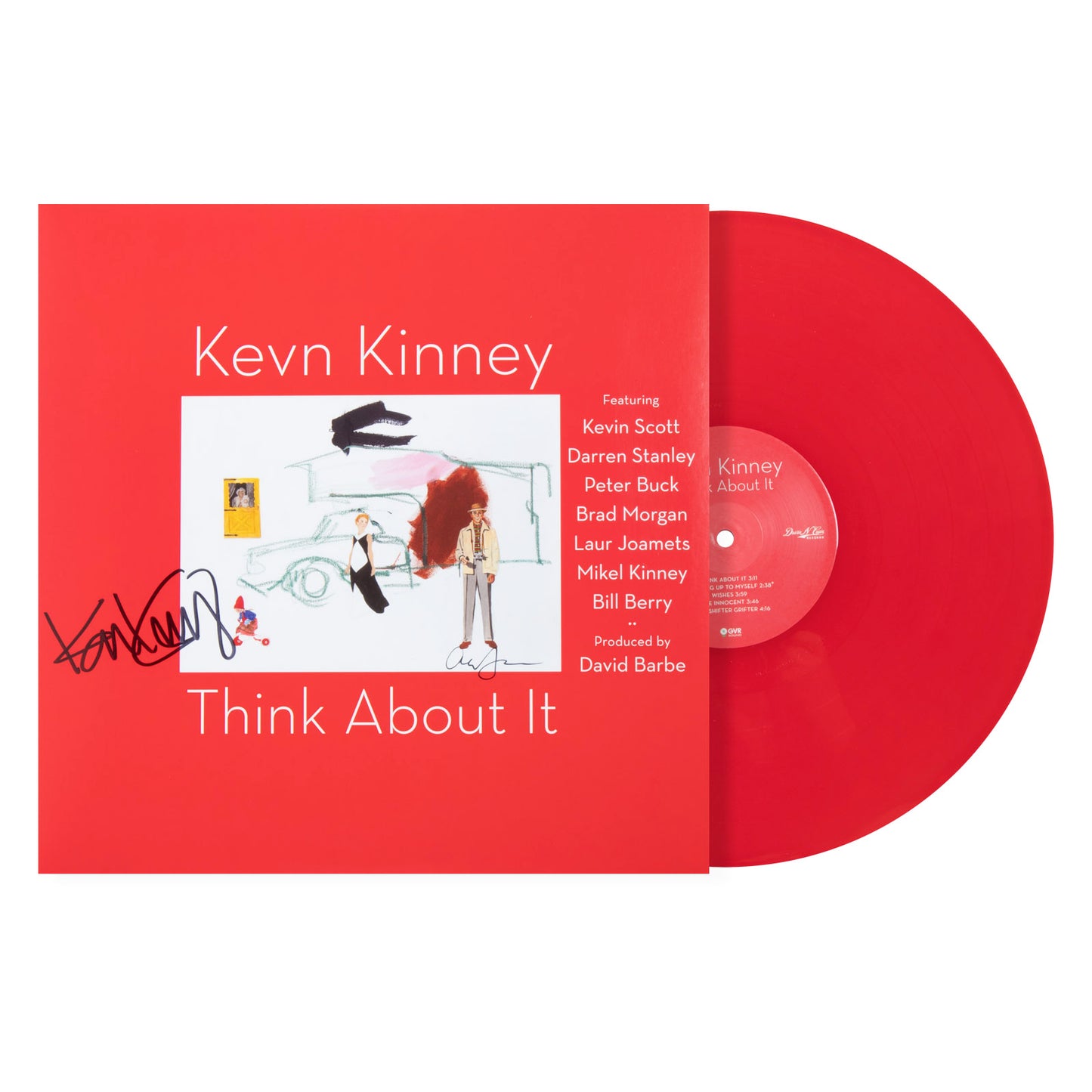 Kevn Kinney Think About It Limited Edition Red LP