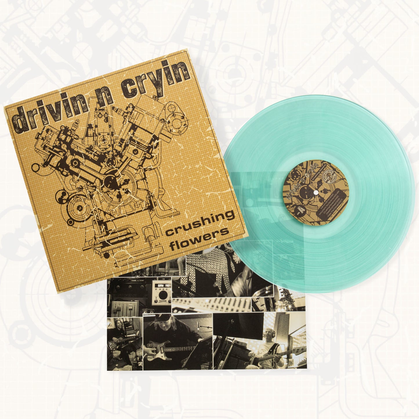 drivin n cryin Crushing Flowers LP on Limited Coke Bottle GREEN VINYL