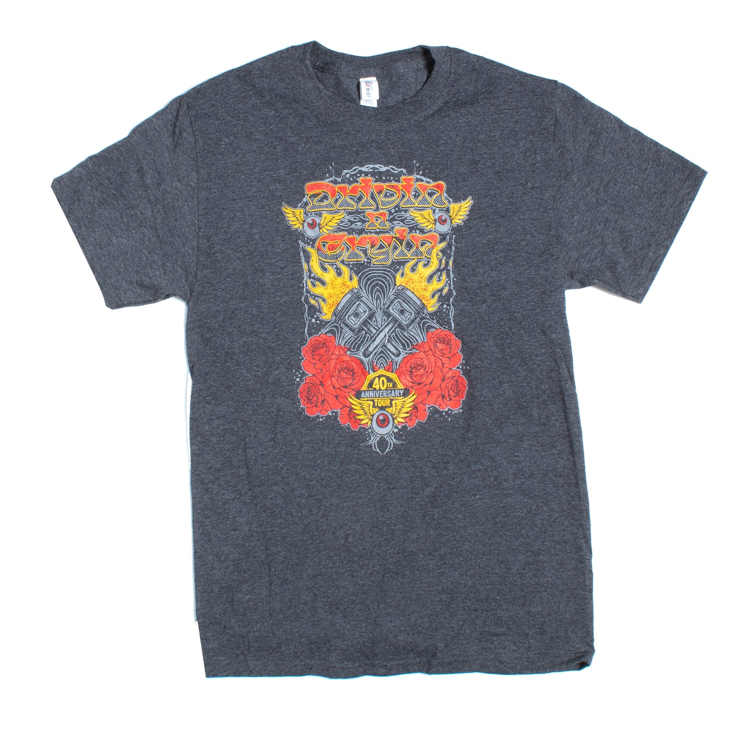 DRIVIN N CRYIN - 40 Year Anniversary T-shirt - Heather Grey