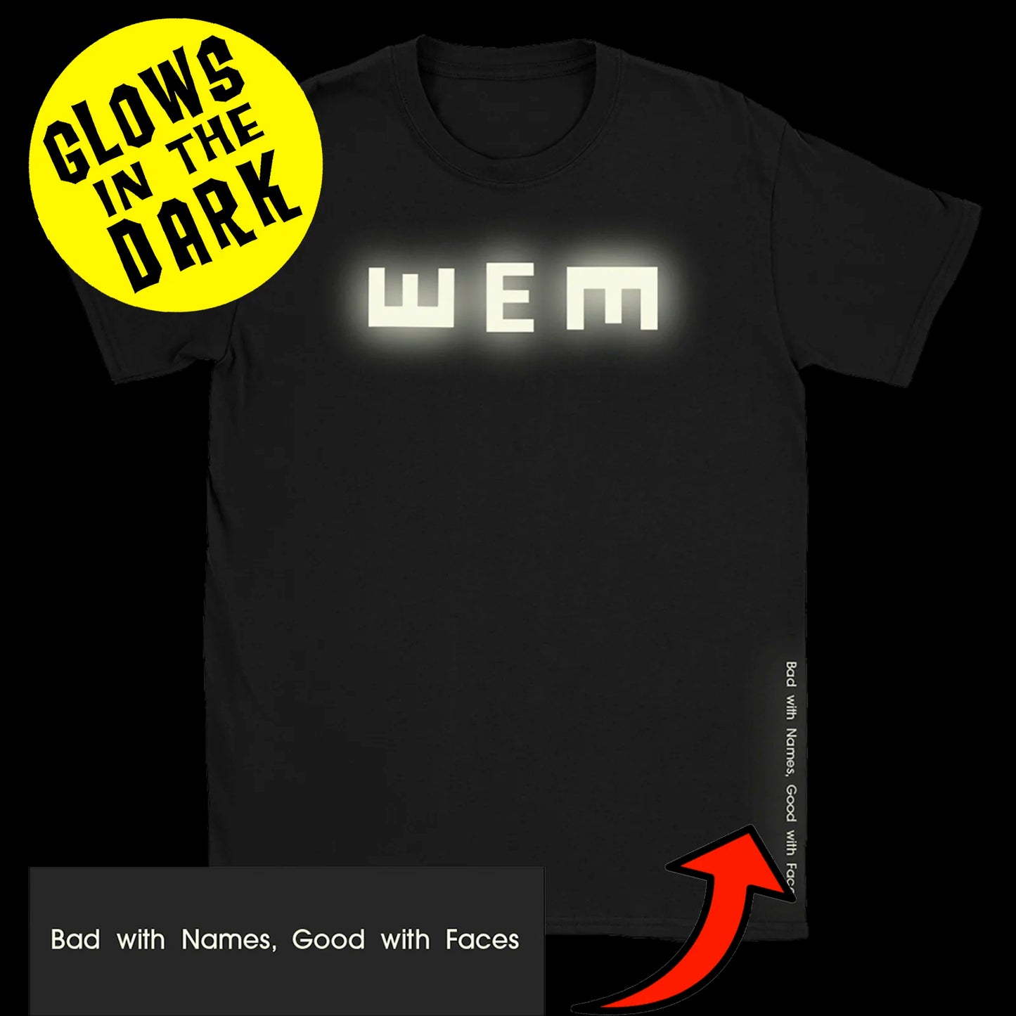 WEST END MOTEL - GLOW IN THE DARK TEE