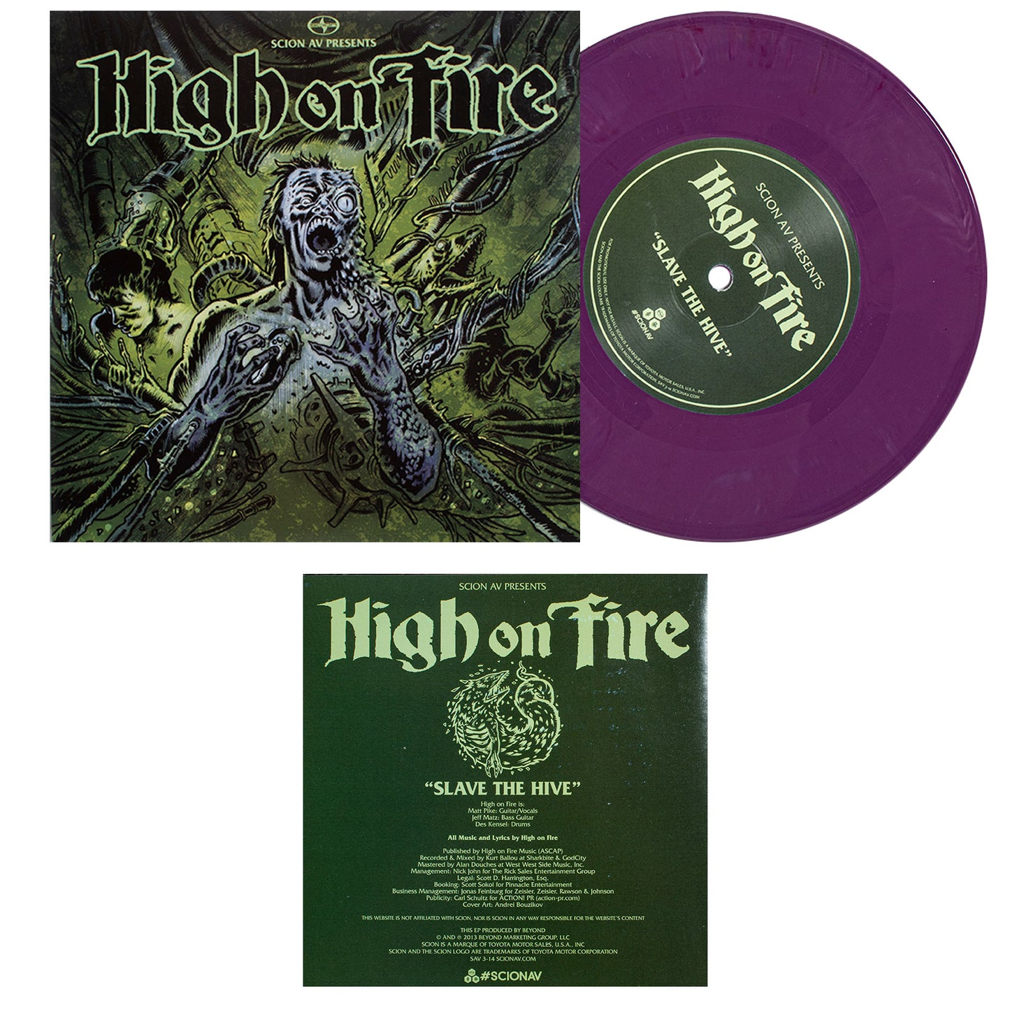 High On Fire – Slave The Hive 7"