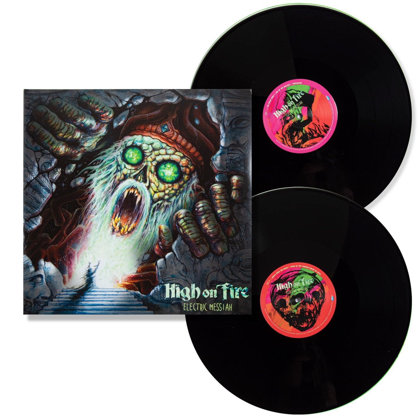 140g Gatefold Double 12" LP. Pressed on black vinyl.
Tracklist:
1) Spewn From The Earth
2) Steps Of The Ziggurat/House Of Enlil
3) Electric Messiah
4) Sanctioned Annihilation
5) The Pallid Mask
6) God Of The Godless
7) Freebooter
8) The Witch And The Christ
9) Drowning Dog