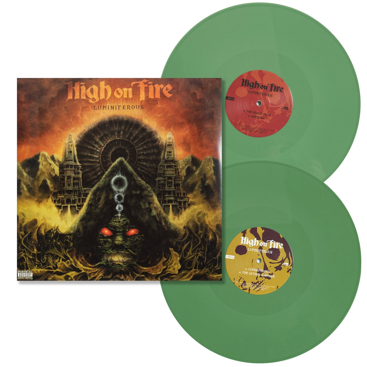 High On Fire - Luminiferous Olive Vinyl LP