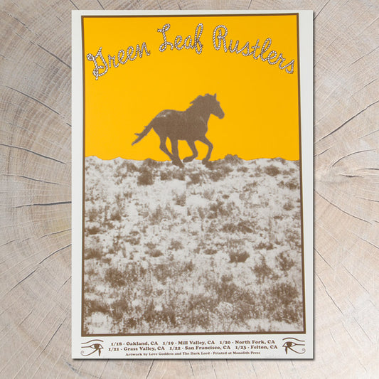 GLR Green Leaf Rustlers Show Poster California Run - D11