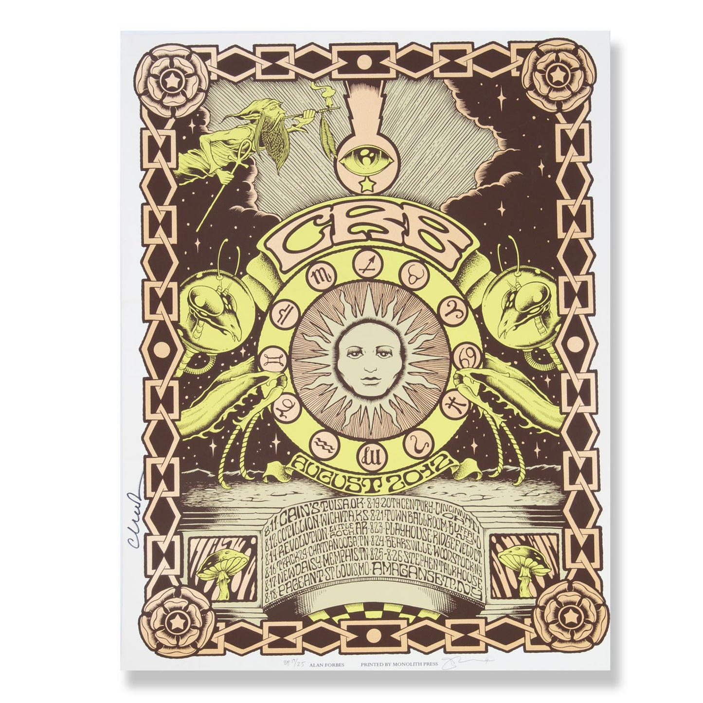 CRB Show Poster August 2017 SIGNED BY CR D8