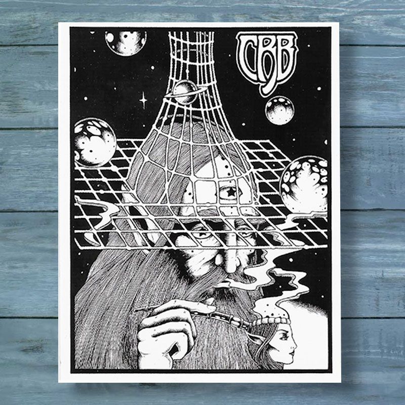 CRB Grid Helmet Captain Nebula Vinyl Sticker