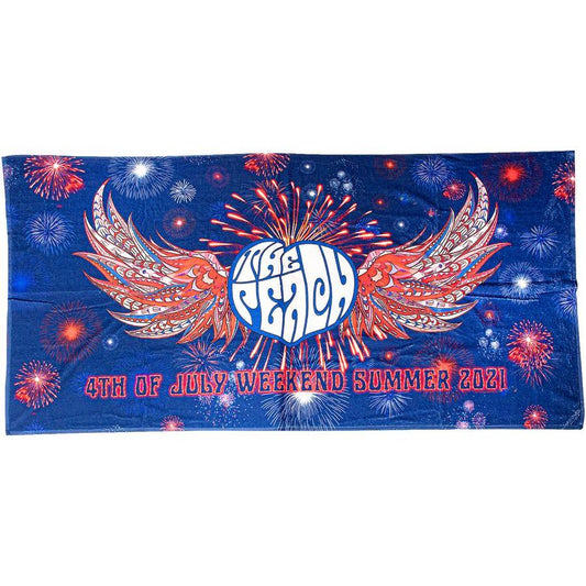 Peach Festival Beach Towel