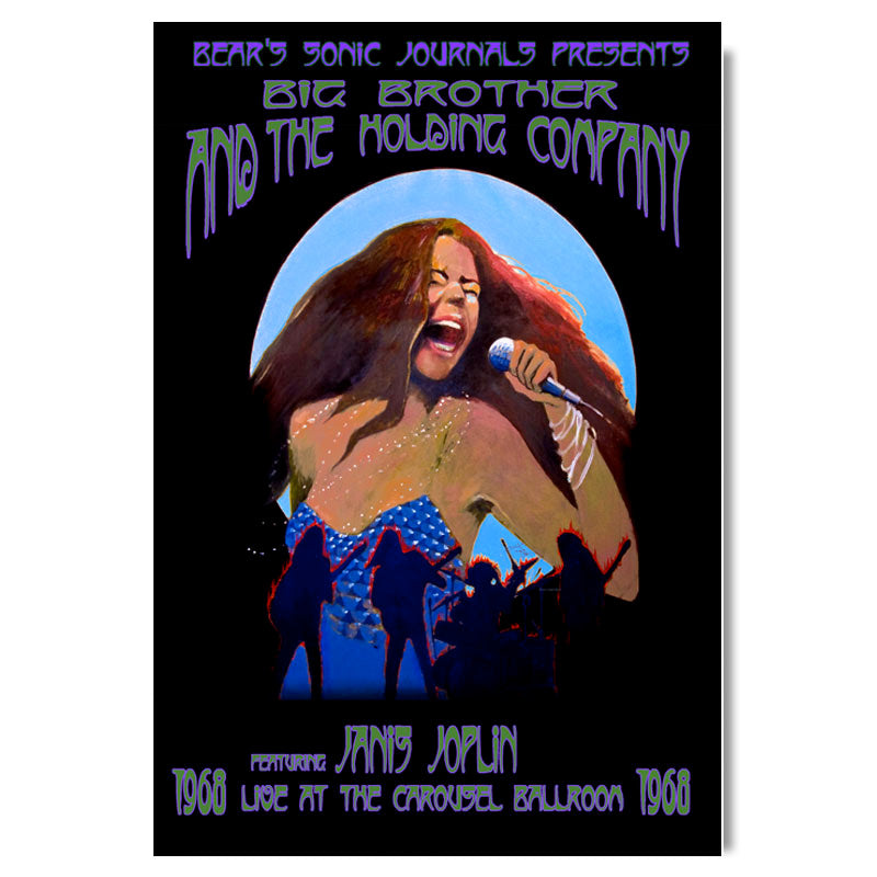 OSF Janis Joplin Poster – With Big Brother and The Holding Company