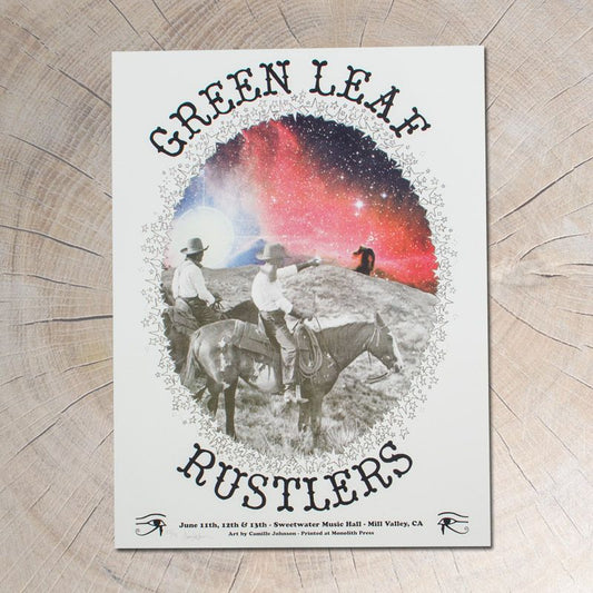 GLR Green Leaf Rustlers  Show Poster Sweetwater Music Hall 2018 - D11