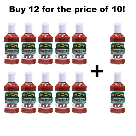 Fat Matt's BBQ Sauce Discount Dozen