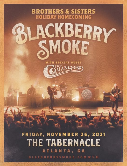 BLACKBERRY SMOKE IN ATLANTA AT THE TABERNACLE.