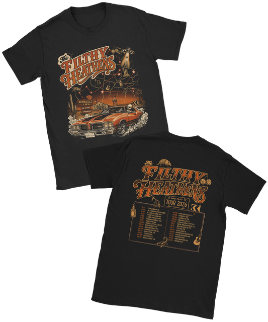 The Filthy Heathens 2026 Tour Shirt