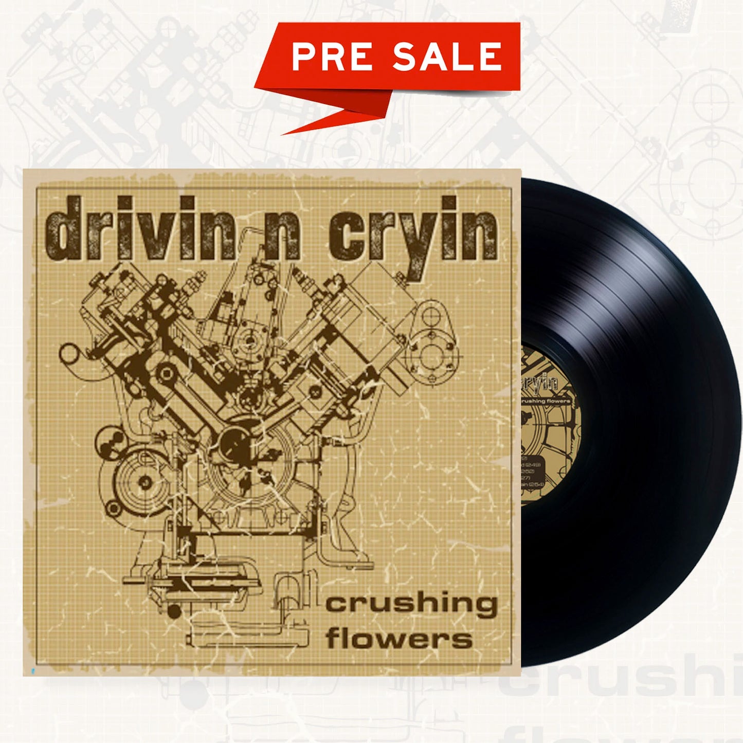 drivin n cryin Crushing Flowers Black LP