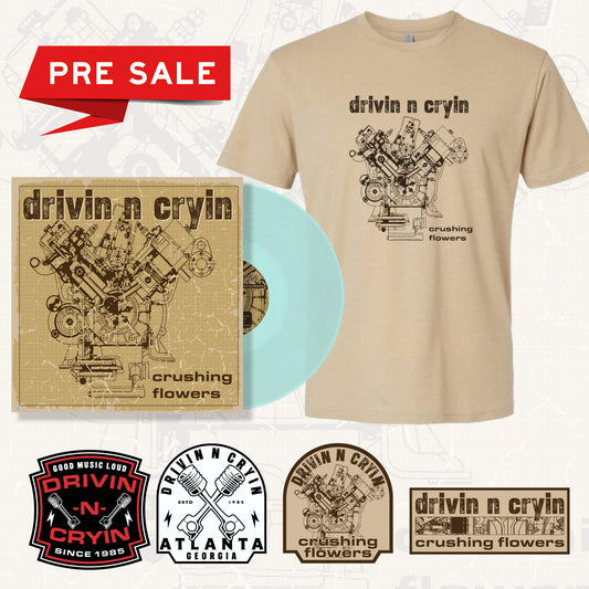 drivin n cryin Crushing Flowers LP Bundle Translucent Sea Glass