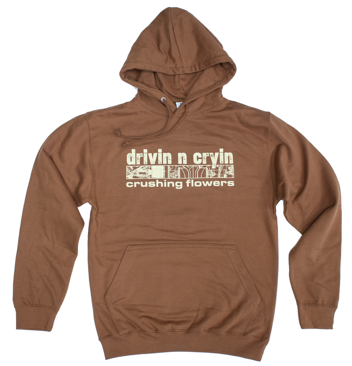 Drivin n Cryin Crushing Flowers Hoodie