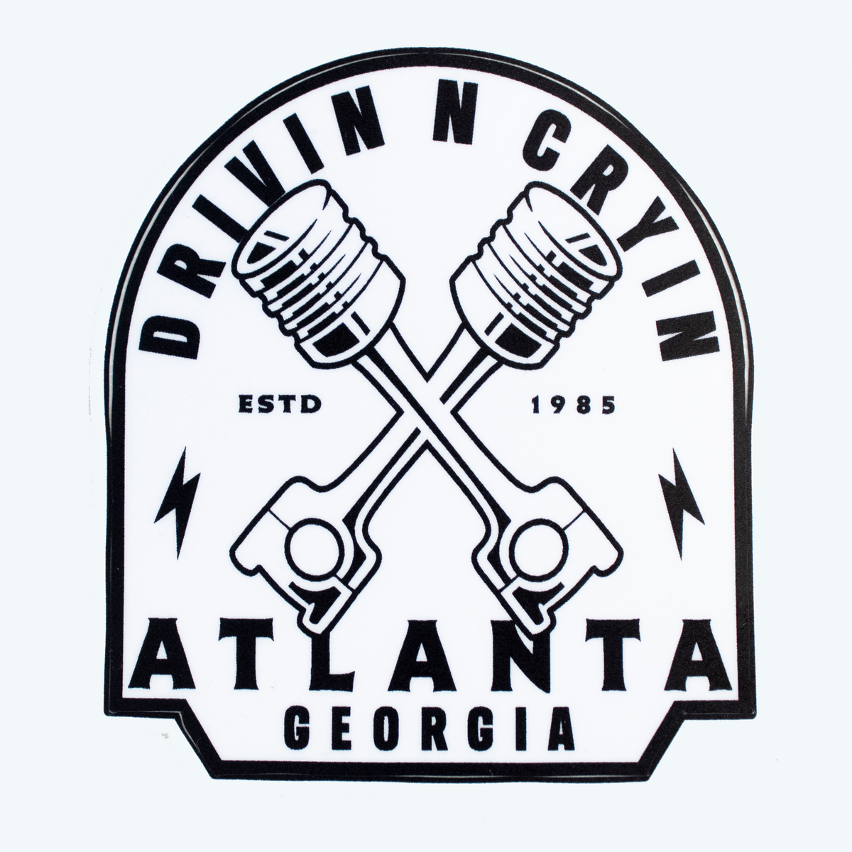 Drivin N Cryin Atlanta Sticker