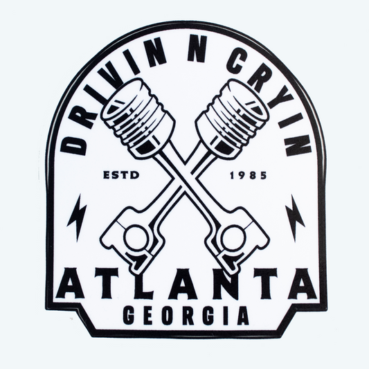 Drivin N Cryin Atlanta Sticker