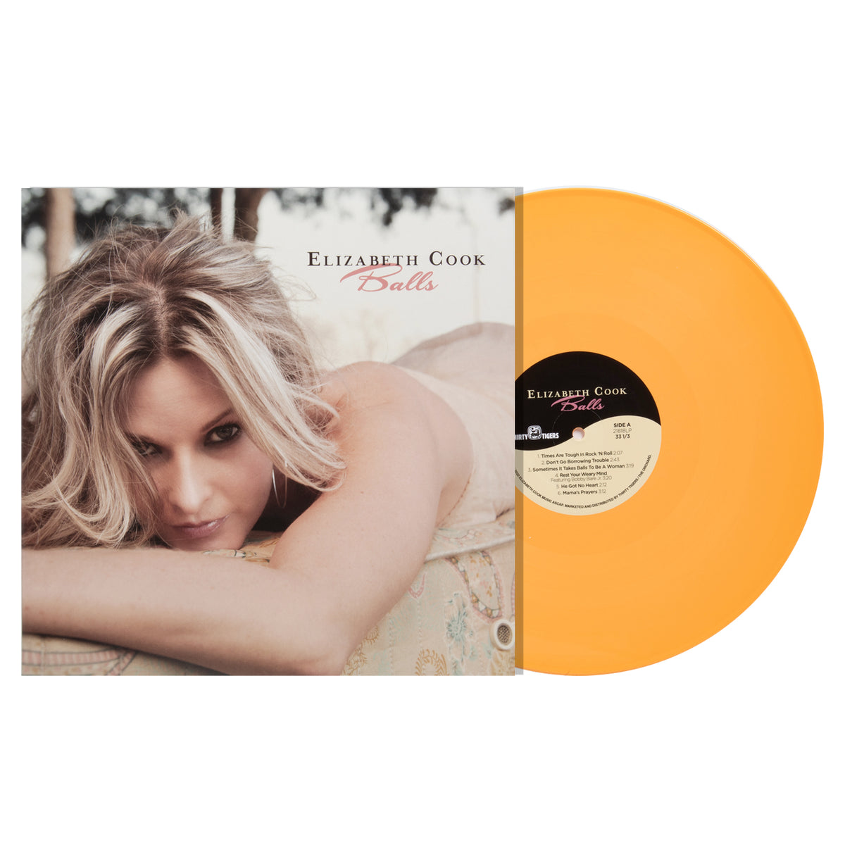 Elizabeth Cook Merch Elizabeth Cook Balls Limited Edition Orange LP – Merch Mountain