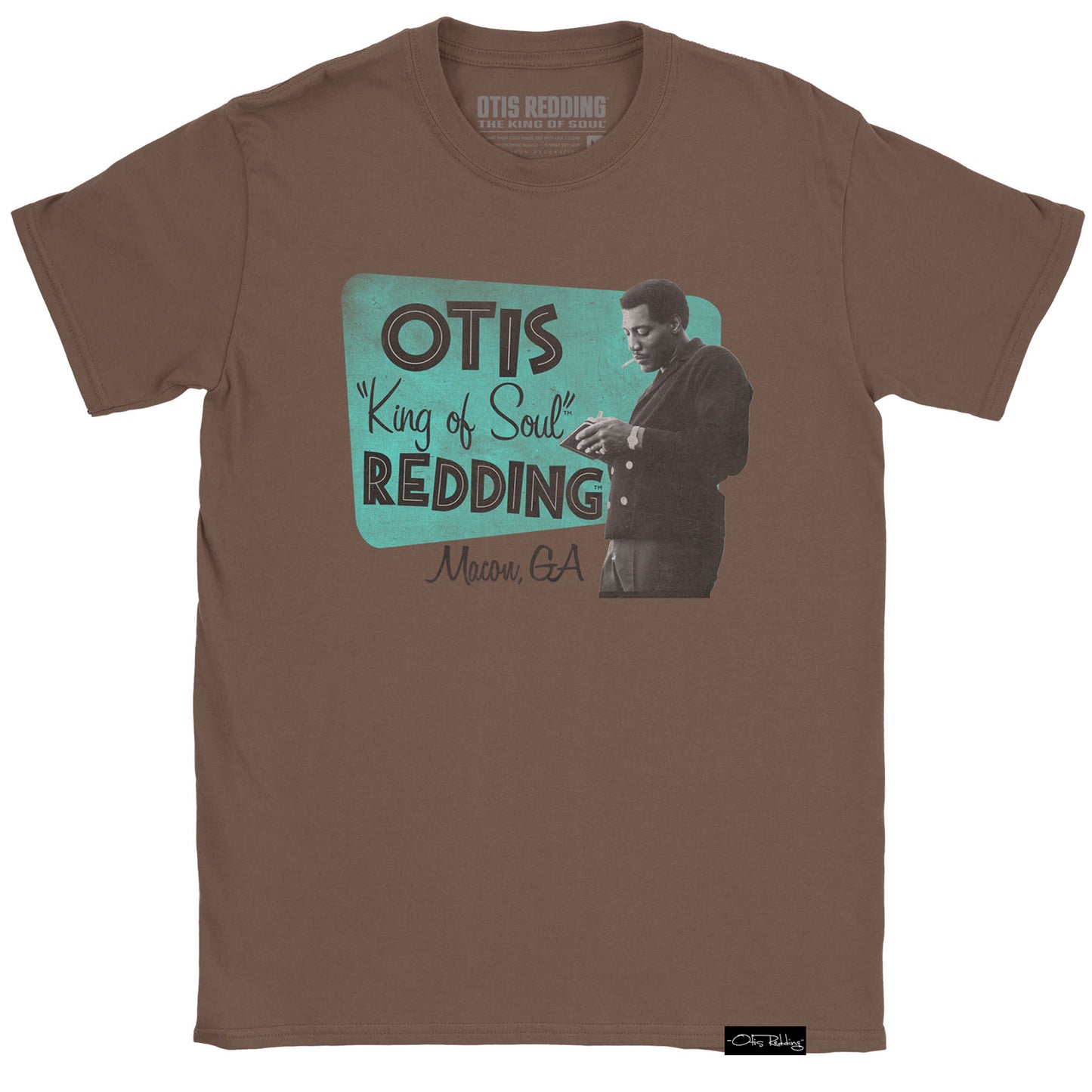 Otis Redding KING OF SOUL® Brown Tee