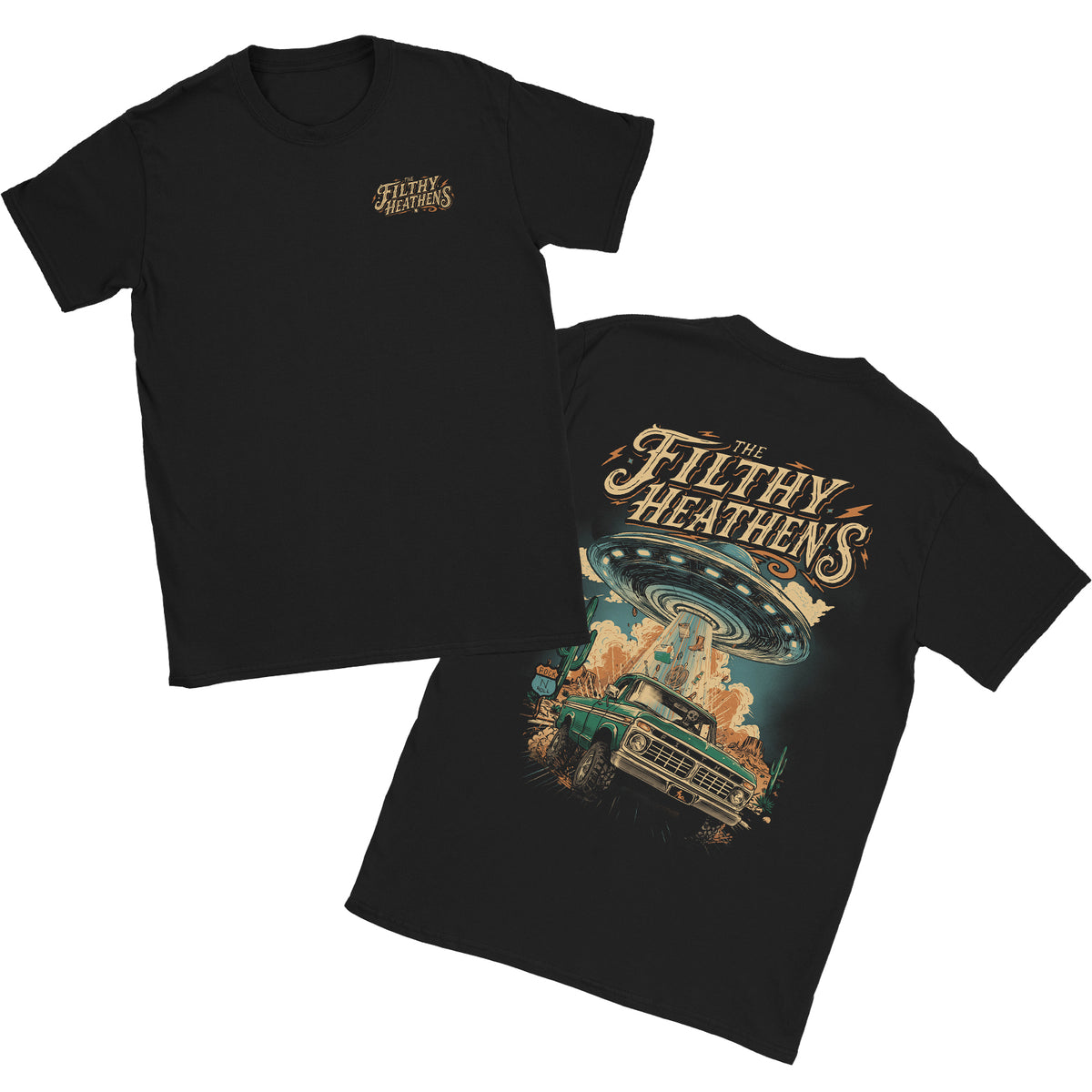 The Filthy Heathens UFO Tee