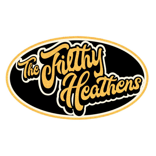 The Filthy Heathens Oval Patch