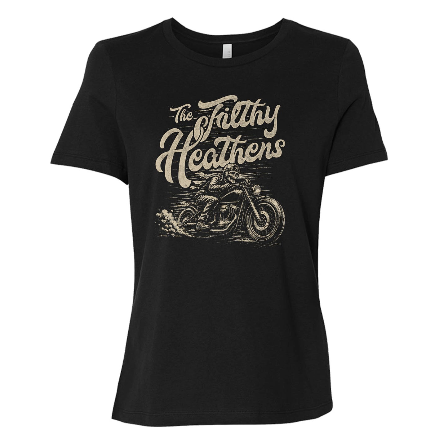 The Filthy Heathens Women's Motorcycle Tee