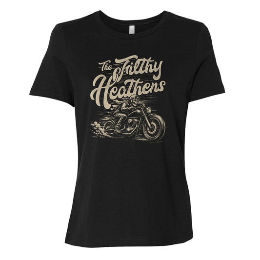 The Filthy Heathens Women's Motorcycle Tee