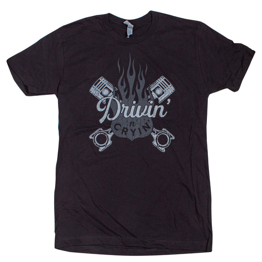 Drivin n Cryin Black Pistons T-shirt