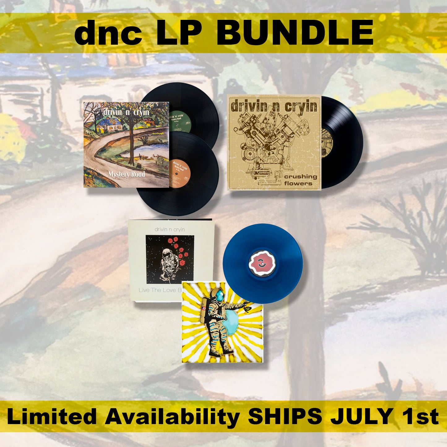 drivin n cryin LP BUNDLE limited availability