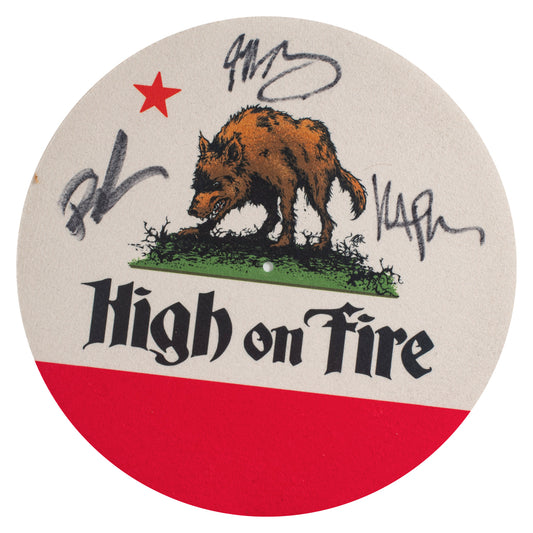 AUTOGRAPHED High on Fire Felt Slipmat