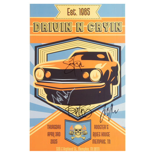 Autographed Show Poster Memphis April 2025