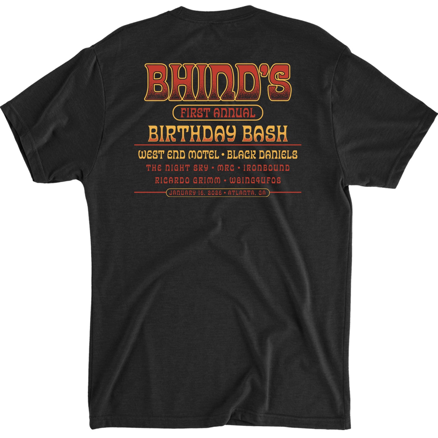 WEST END MOTEL - BHinds Birthday Bash Tee