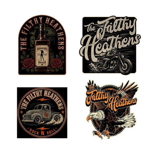 The Filthy Heathens Sticker Set