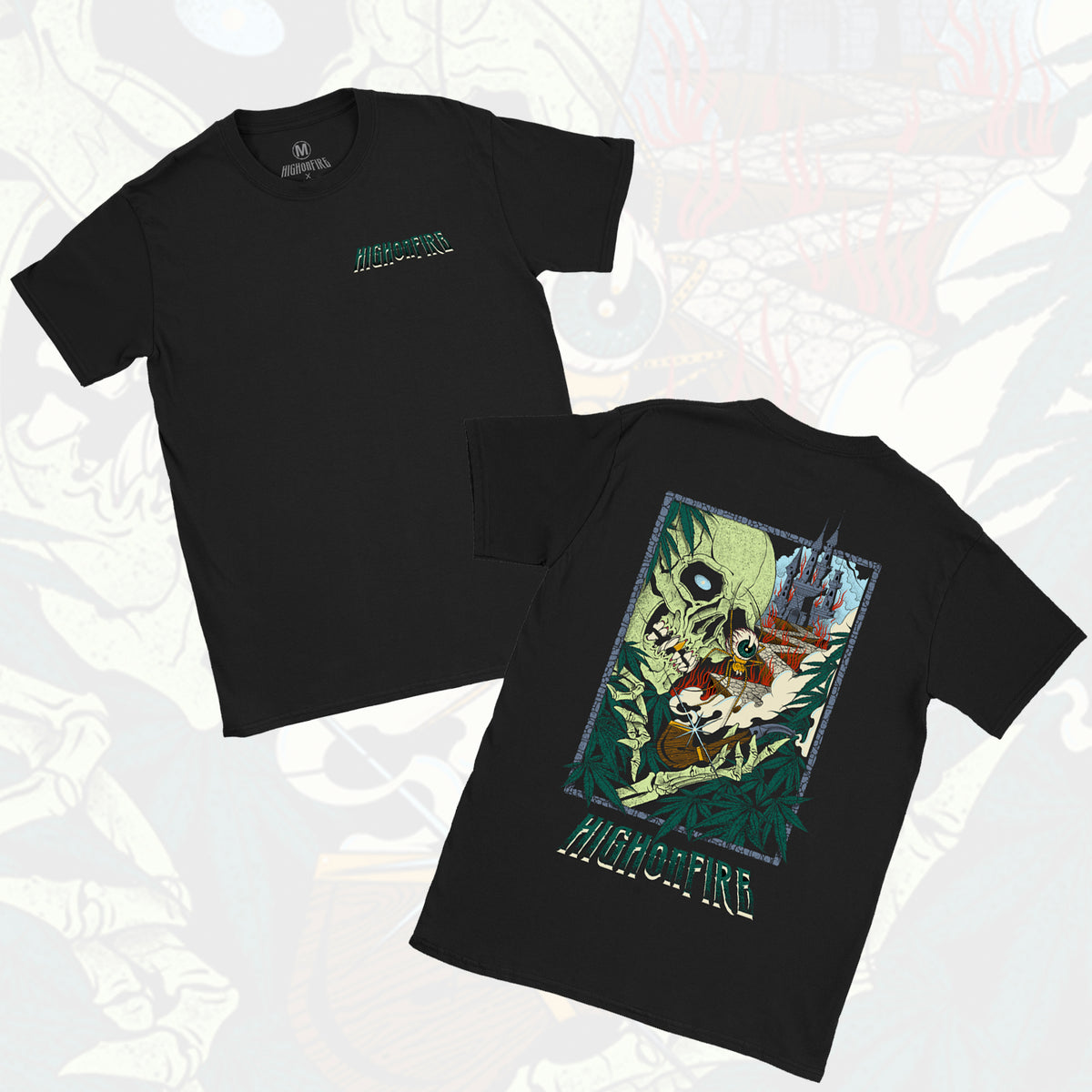HIGH ON FIRE Limited Edition 420 Drop Tee – Merch Mountain