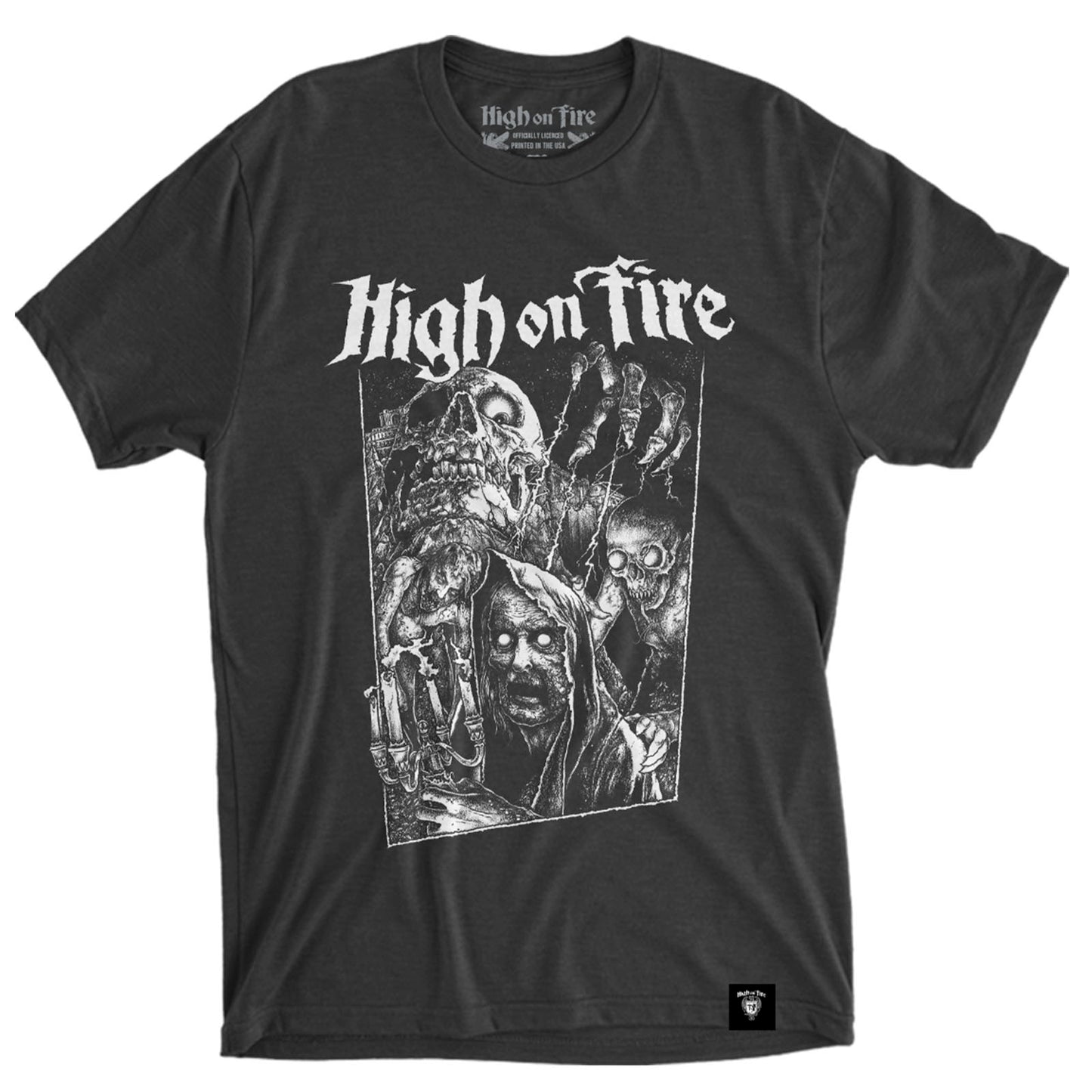HIGH ON FIRE HORROR PYROMALLIS T-Shirt