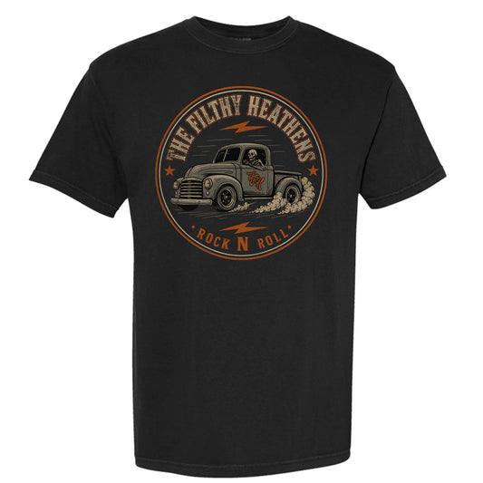 The Filthy Heathens Skeletal Truck Tee