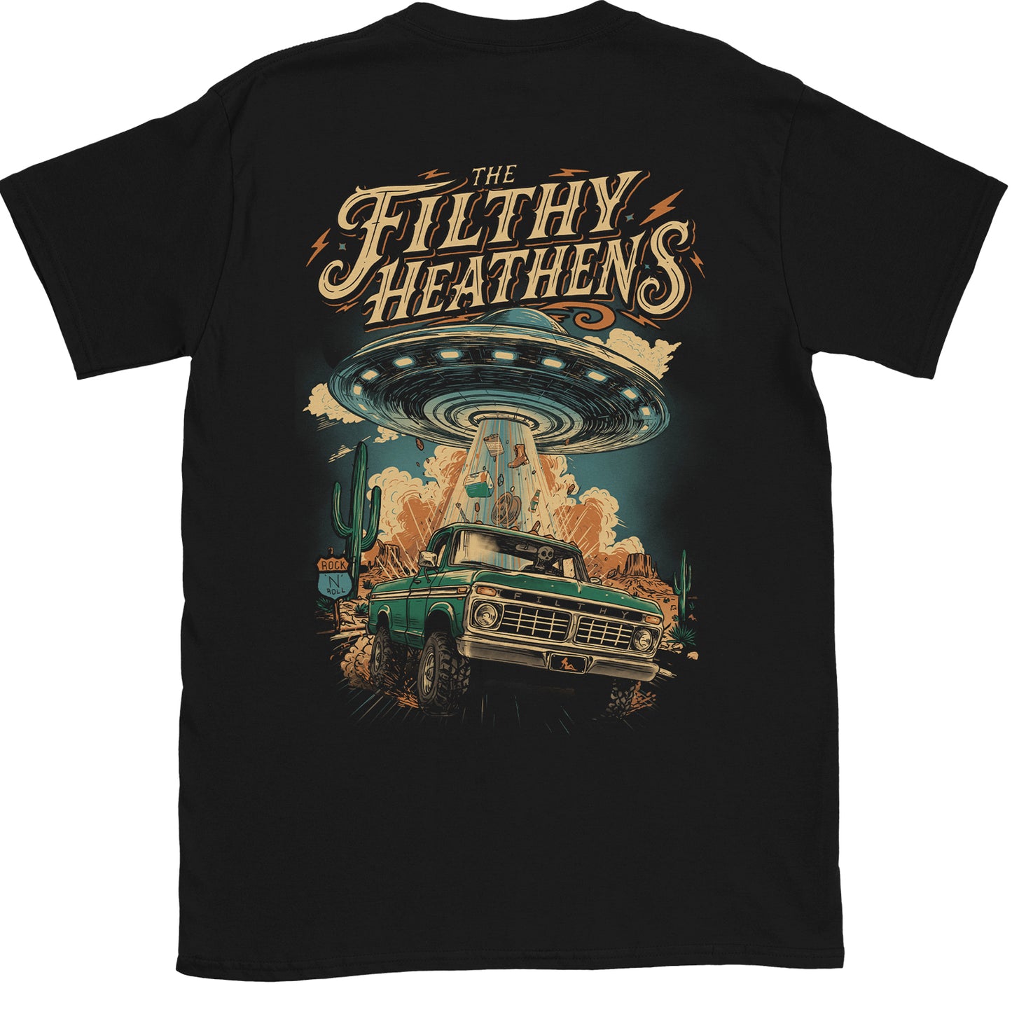 The Filthy Heathens UFO Tee