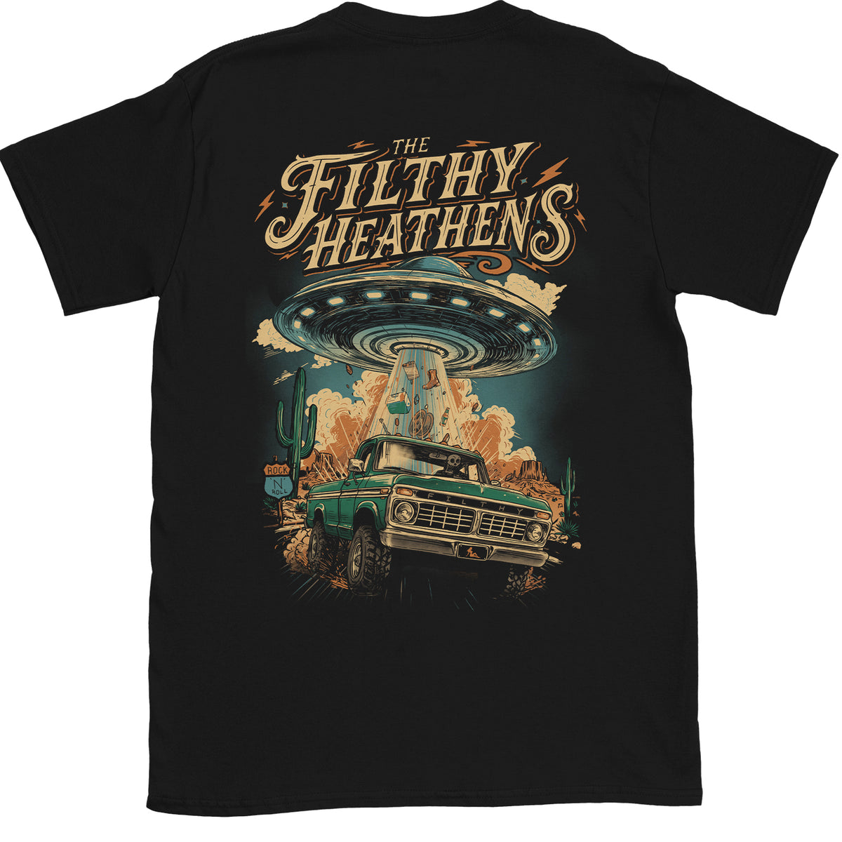 The Filthy Heathens UFO Tee