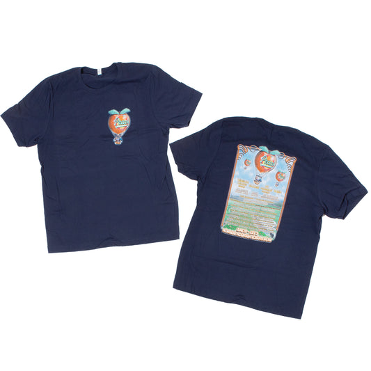 Peach Fest 2023 Navy Tee