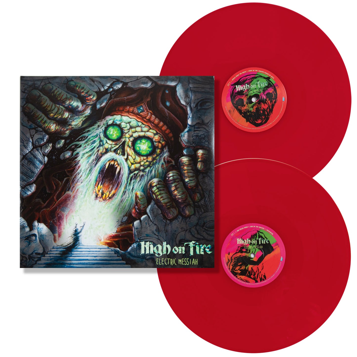 High On Fire - "Electric Messiah" Red Vinyl LP