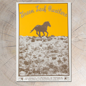 GLR Green Leaf Rustlers Show Poster California Run - D11
