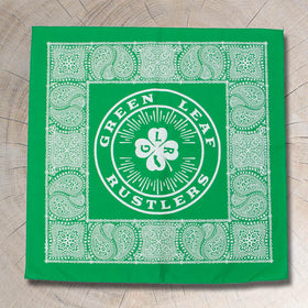 Green Leaf Rustlers Shamrock Bandana