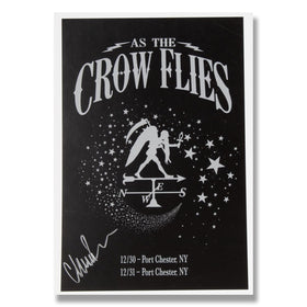 As The Crow Flies Port Chester New York Tour Poster - Signed by Chris Robinson D 11