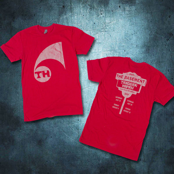 Trigger Hippy Limited Basement Event Tee RED