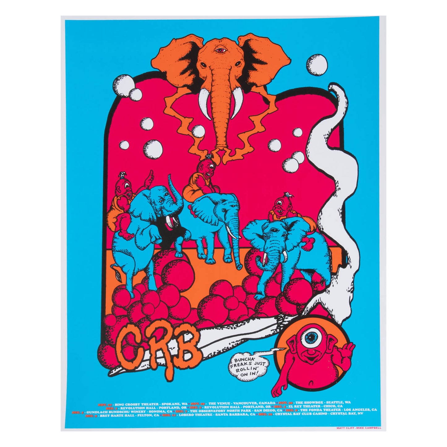 CRB Elephant Freaks Poster D5