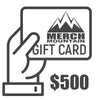 Merch Mountain Gift cards