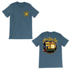 Allman Brothers Band Eat A Peach 50th Anniversary Tee Blue Version